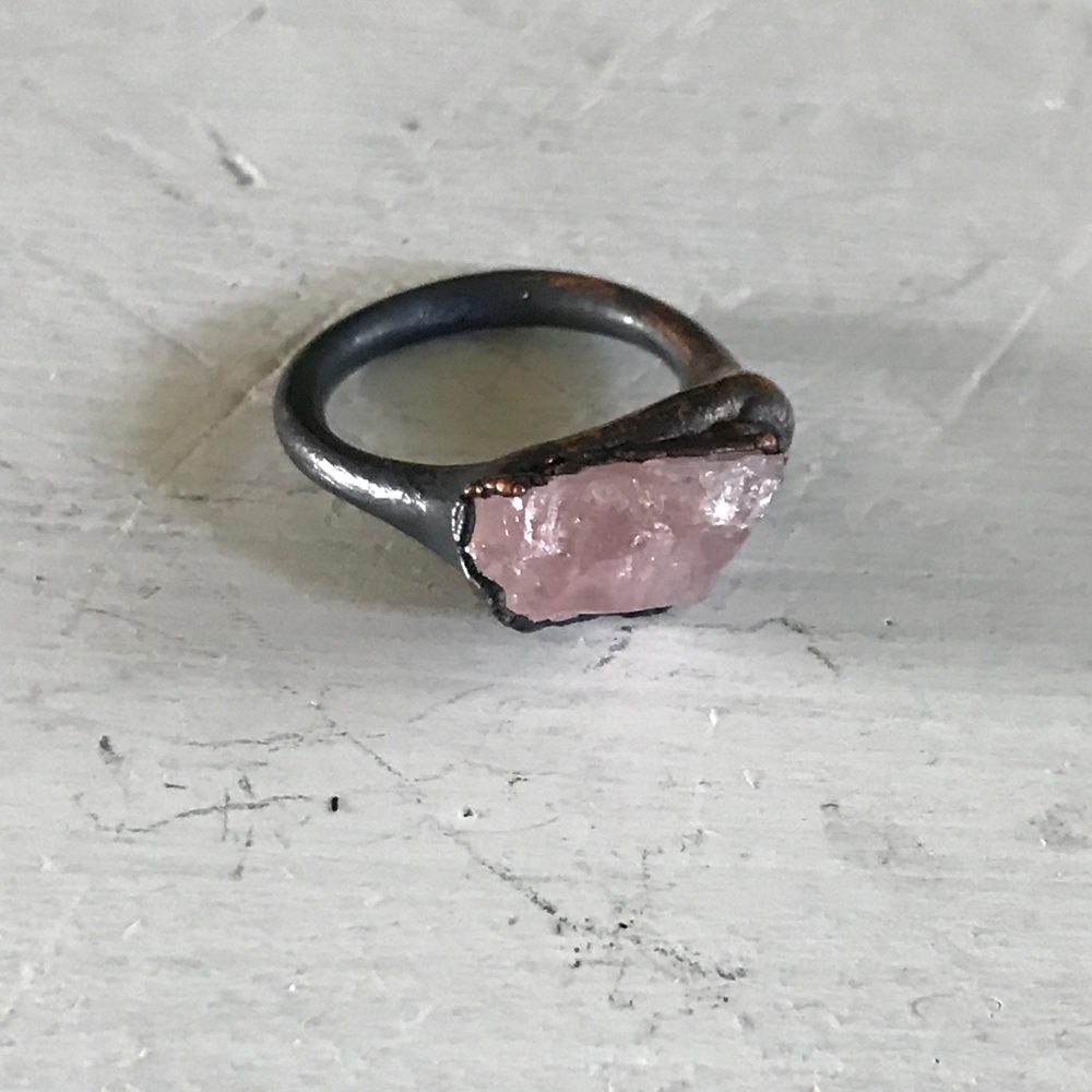 Handmade Morganite Ring by MidWestAlchemy.